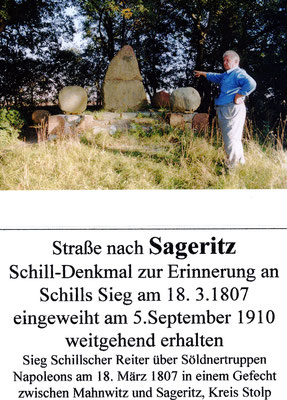 Sageritz Schill-Denkmal