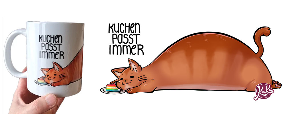 Tassen-Design für KittyCatCakes