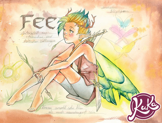Illustration einer Fee