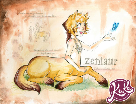 Illustration eines Zentauren