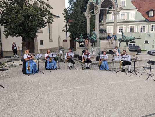 Standkonzert St.-Mang-Platz - Saxophon-Ensemble