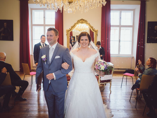 Hochzeit auf Schloss Mailberg im Weinviertel