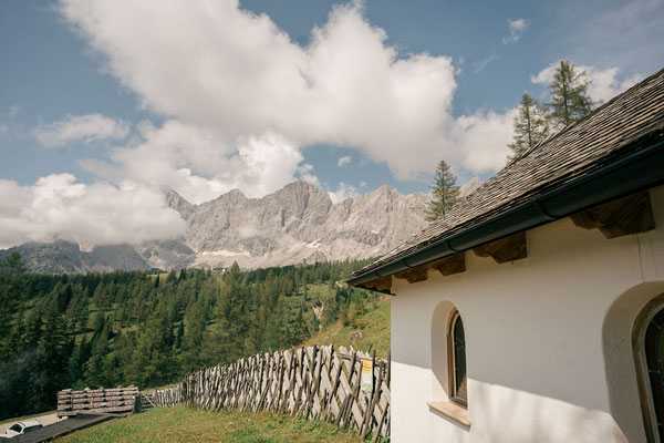 Kirchliche Trauung auf der Brandalm