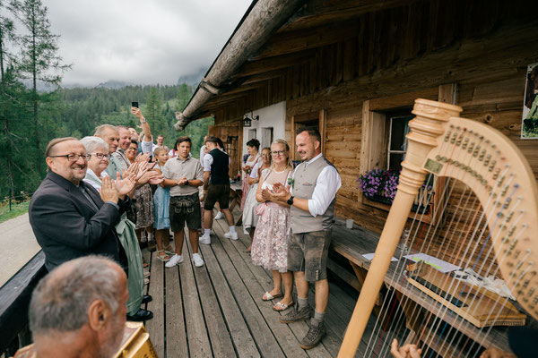 Kirchliche Trauung auf der Brandalm