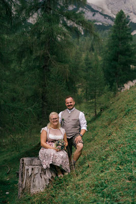 Kirchliche Trauung auf der Brandalm