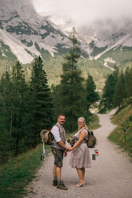 Kirchliche Trauung auf der Brandalm