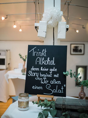 Hochzeitstafel im Felmayergarten in Schwechat