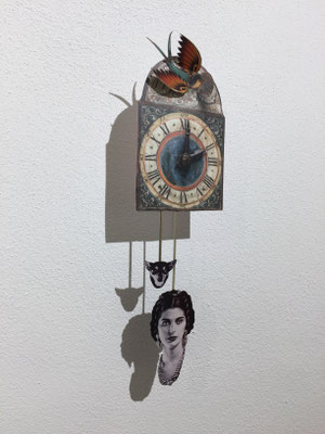kuckucksuhr collage papier