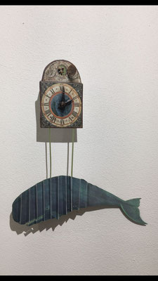 kuckucksuhr collage papier