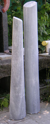 steinskulpturen königin & könig