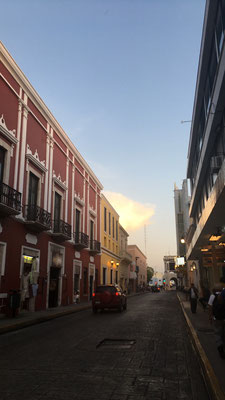 die Straßen der Kolonialstadt Mérida