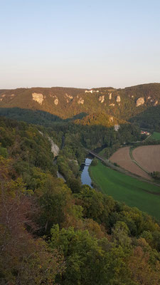 Atemberaubender Blick übers Donautal