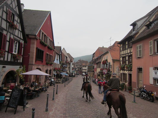 durch Kaysersberg im Elsass