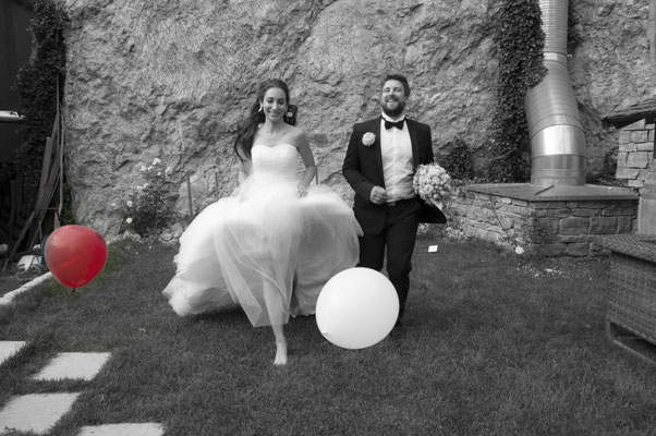 Moderne Hochzeit