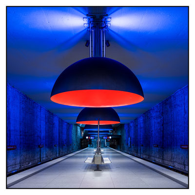 München - Westfriedhof - Lichtinstallation von Ingo Maurer 2024