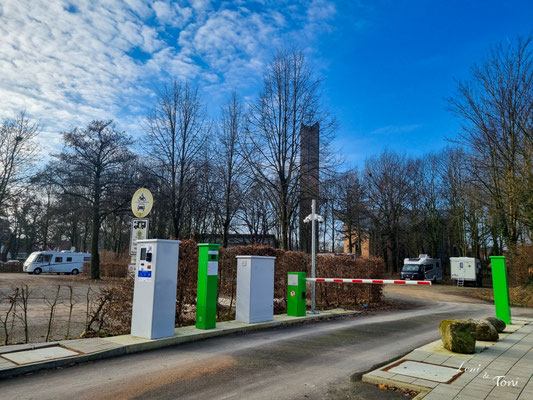Der Wohnmobilstellplatz von Camping-Car Park in Lingen