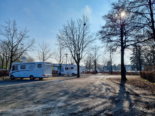 Der Wohnmobilstellplatz von Camping-Car Park in Lingen