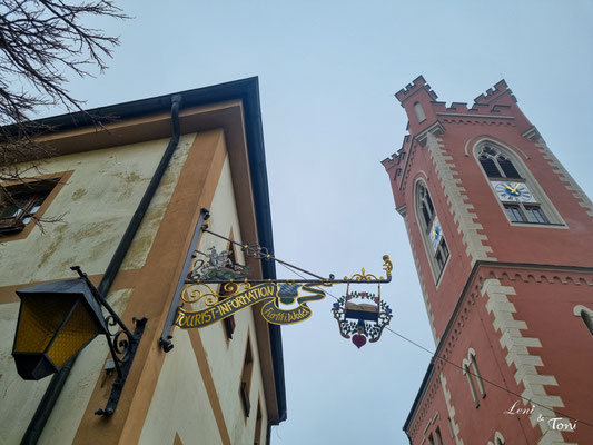 Auch an der ehemaligen Touristinfo
