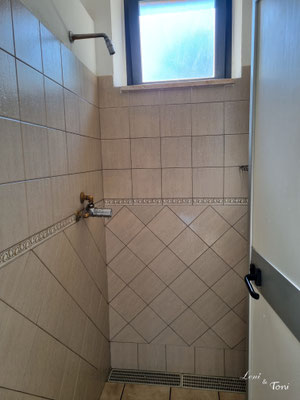 Toiletten und Duschen sind immer sehr sauber