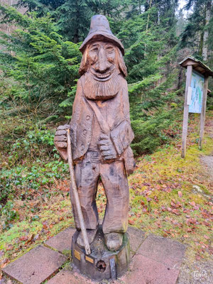 Freundliche Begrüßung am Eingang der Gertelbachschlucht