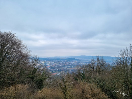 Aber man wird schon auf halber Höhe mit einer tollen Fernsicht belohnt