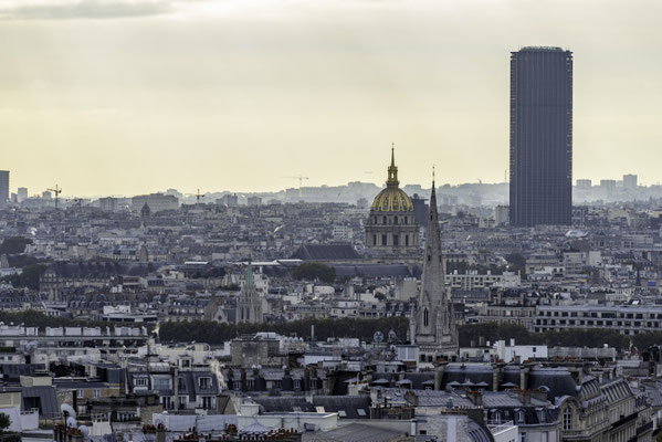 Aussicht vom Arc de Triomphe in Richtung Invalidendom