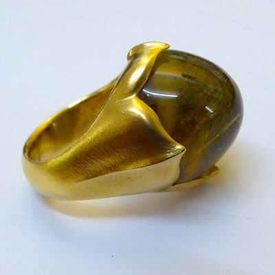 Ring mit Turmalin, Gelbgold 750