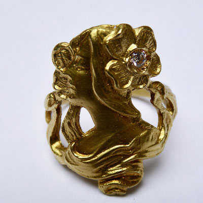 Brilliant, Gelbgold 750