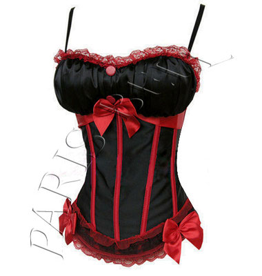 french cancan bustier touge