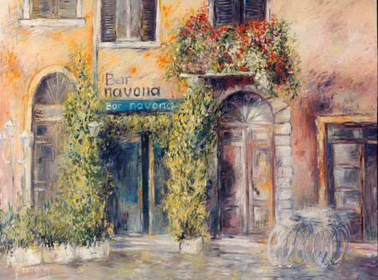 Piazza Navona                             Huile sur toile   60F