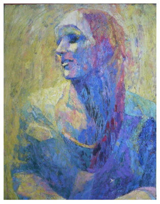 Islamic woman   116.7cm ×　91.0cm  oil on canvas  