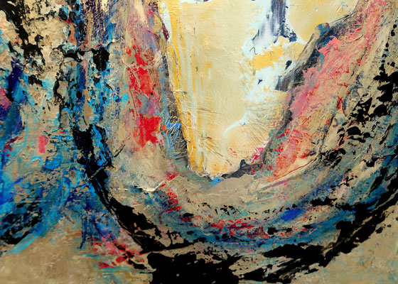 Abstrakte Kunstwerke: Ausdrucksstarke Gemälde für Ihre Kunstsammlung - Gemälde "Alles wird bunt" - 10