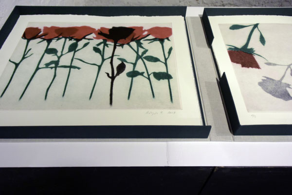 Memento Mori (Rosina's Rosen). Das Buch als Gesamtkunstwerk. Salzhaus während der Brugger Literaturtage, Brugg, Schweiz, 2018