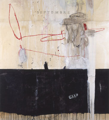 Philippe Croq, technique mixte sur toile- Galerie Gabel- Côte d'Azur - Biot, ART UP 2021