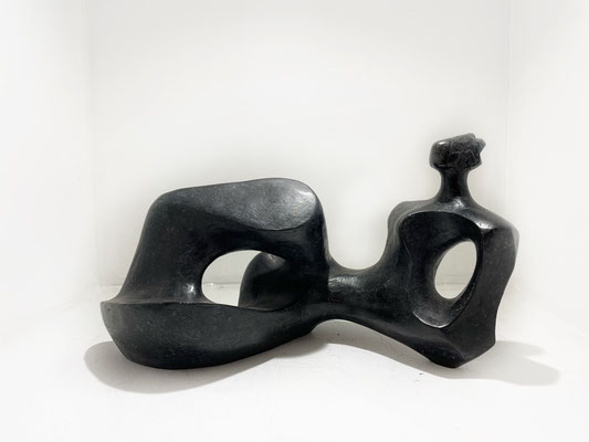 Anne Gaëlle Arnaud, Contemplation Méditerranée, bronze numéroté signé. Galerie Gabel, Biot, Côte d'Azur