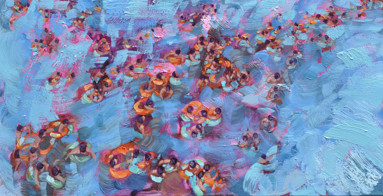 Clothilde Lasserre-Huile sur toile-cm-Galerie d'art à Biot-GABEL