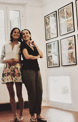 Valerie Gaidoz et Charlotte Janis pour son solo show (2018)