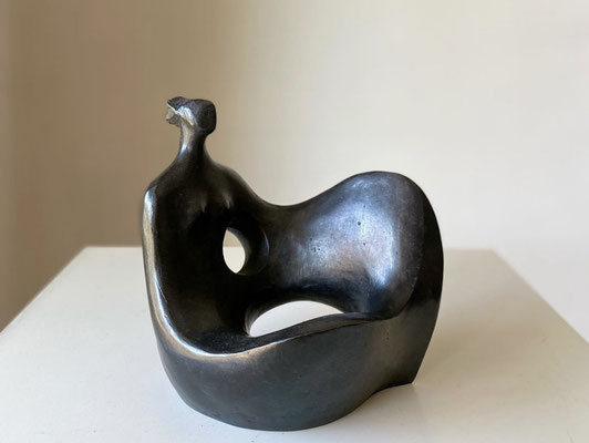 Anne Gaëlle Arnaud, Le bain, bronze numéroté signé. Galerie Gabel, Biot, Côte d'Azur