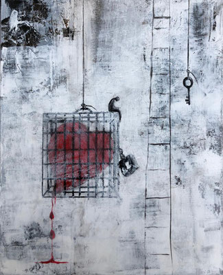 Sophie Hustin peinture. Acrylique sur toile. Galerie Gabel- Biot -Côte d'Azur