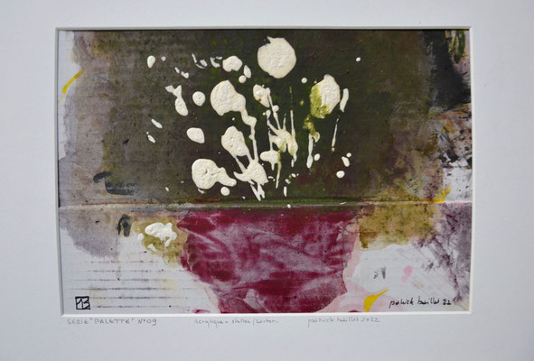 Patrick Baillet, 28X20, technique mixte sur carton