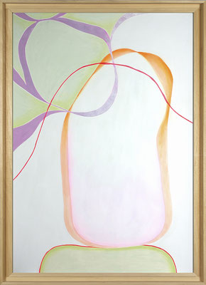 Elvire Bastendorff, 70X100cm, poudre de pastel sec et acrylique sur papier. Galerie Gabel, Biot