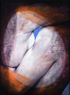 Etienne Gros - Trouée bleue 130 x 97 cm