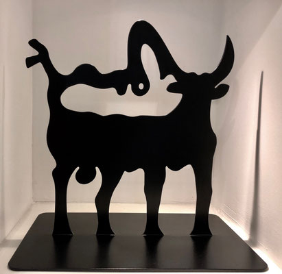 Marc Albaranes- Europa-Métal découpé thermo-laqué 1/8_Galerie d'art Biot-côte d'Azur_Galerie GABEL
