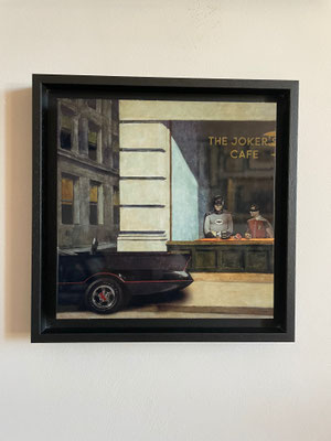 OliR , photomontage, art numérique, tirage 8 ex vernis sur Dibond dans caisse américaine 29X29cm 180€. Galerie Gabel, Biot