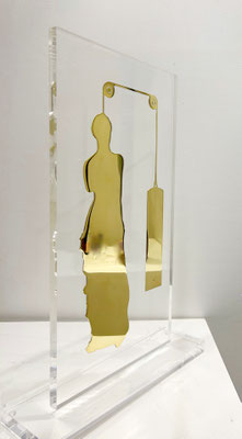 Stephane Chavanis, Vénus en suspension, 1/50 ex, 42 cm. Galerie Gabel, Biot