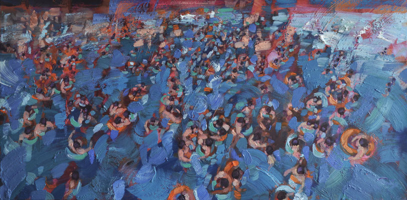 Clothilde Lasserre-Huile sur toile-cm-Galerie d'art à Biot-GABEL