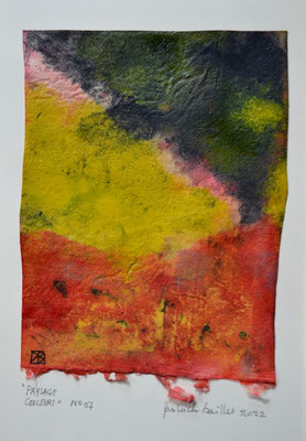 Patrick Baillet, série PAYSAGE,COULEURS 16x21