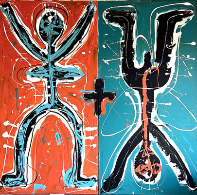 Erick Ifergan  194X200m Galerie Gabel- Côte d'Azur - Biot