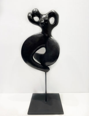 Anne Gaëlle Arnaud, "Joie de vivre" bronze numéroté signé. Galerie Gabel, Biot, Côte d'Azur