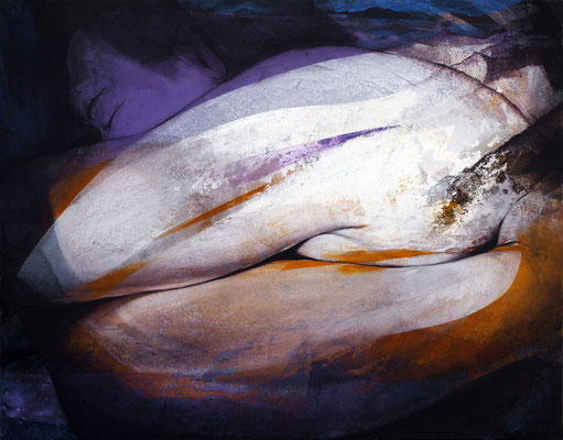 Etienne Gros - Purple dream 146x 114 cm